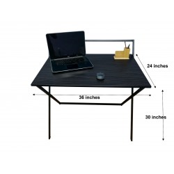 PRACTICAL COMPUTER STUDY HOME OFFICE TABLE (HD-OT-029)-Black