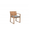 Cafe and restaurant dinner Chair Pure Solid Wood natural wood color with arms for sale in lahore