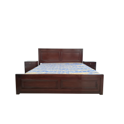 King Size Sheesham wood Bed (HD-BD-027)