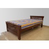 Pure Wood Single Bed Modern Design (HD-SBD-051)