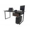 Modular Computer Study Table for Office and Home with Drawer Dark Brown (HD-OT-038-D)