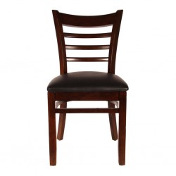 Cafe and restaurant dinner Chair Pure Solid Wood dark brown color for sale in lahore