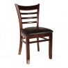 Cafe and restaurant dinner Chair Pure Solid Wood dark brown color for sale in lahore