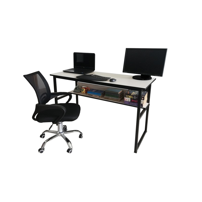 Computer Study Table with Book Shelf | Home Design PK