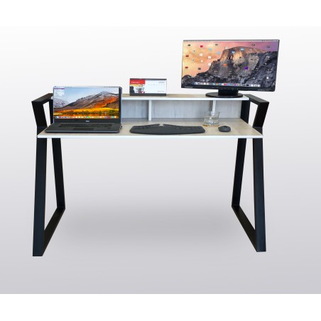Computer Study Table Heavy Duty with LED Shelf | Home Design Lahore