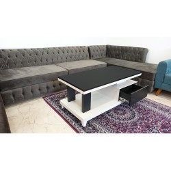 Black and White coffee center table price in Lahore