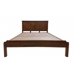 Queen size bed design simple low cost wooden