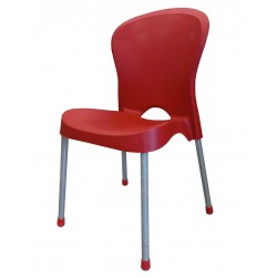red color plastic lawn chair for sale in Lahore