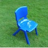 Set of 4 Ninos Kids Plastic Chairs Blue (HD-MLD-003)