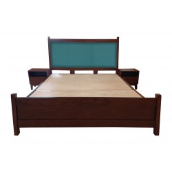 cushioned beds wooden upholstered padded king size double beds price with original images Lahore Pakistan