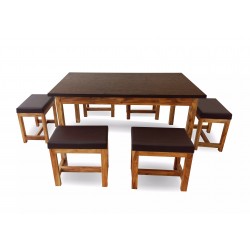 6 chair dining table price in Lahore stool chairs six persons simple wooden table and chairs set. designer dining table