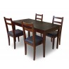4 person four seater dining table set with wooden chairs for sale in Lahore Pakistan at low price designer dining table