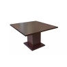 Malson Wooden Dining Table (HD-DTB-025) Dark Brown