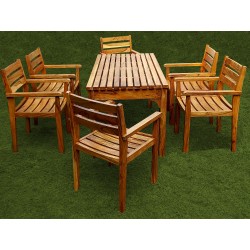 Wooden Outdoor furniture Lahore. Garden Chairs and Table Pure Solid Wood European Design with price