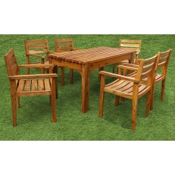 Wooden Outdoor furniture Lahore. Garden Chairs and Table Pure Solid Wood European Design with price
