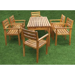 Wooden Outdoor furniture Lahore. Garden Chairs and Table Pure Solid Wood European Design with price