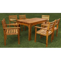 Wooden Outdoor furniture Lahore. Garden Chairs and Table Pure Solid Wood European Design with price