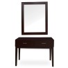 Litton Lane Brown Extra Large Rectangle Mirror Dressing Table with Mirror (HD-VNT-115)