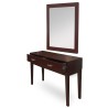 Litton Lane Brown Extra Large Rectangle Mirror Dressing Table with Mirror (HD-VNT-115)