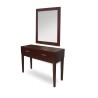 Litton Lane Brown Extra Large Rectangle Mirror Dressing Table with Mirror (HD-VNT-115)