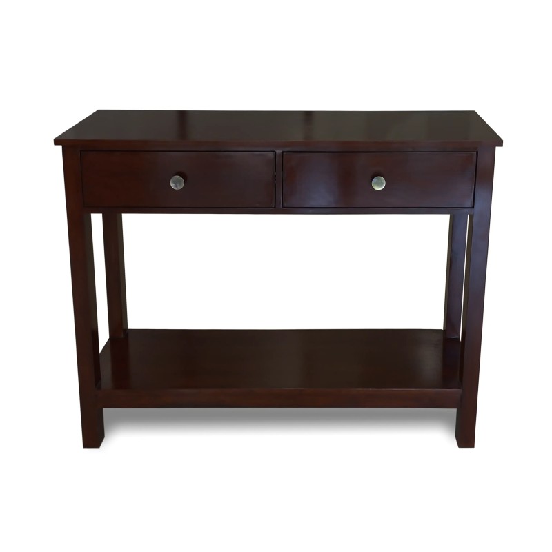 wooden console table for sale in Lahore Pakistan at best price dark brown with drawers hallway console table with drawers