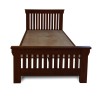 Dark brown color pure wood single bed for online  sale in Lahore, Pakistan at best price