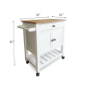 Mella Kitchen Serving/Tea Storage Trolley buy online Lahore-Pakistan