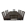 8 Persons Wooden Dining Table Set  Dark Brown at Best Price in Lahore Pakistan .8 seater dining table for sale in lahore 8 Persons Wooden Dining Table Set  Dark Brown at Best Price in Lahore Pakistan .8 seater dining table for sale in lahore