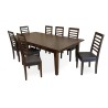 8 Persons Wooden Dining Table Set  Dark Brown at Best Price in Lahore Pakistan . 8 Persons Wooden Dining Table Set  Dark Brown at Best Price in Lahore Pakistan .