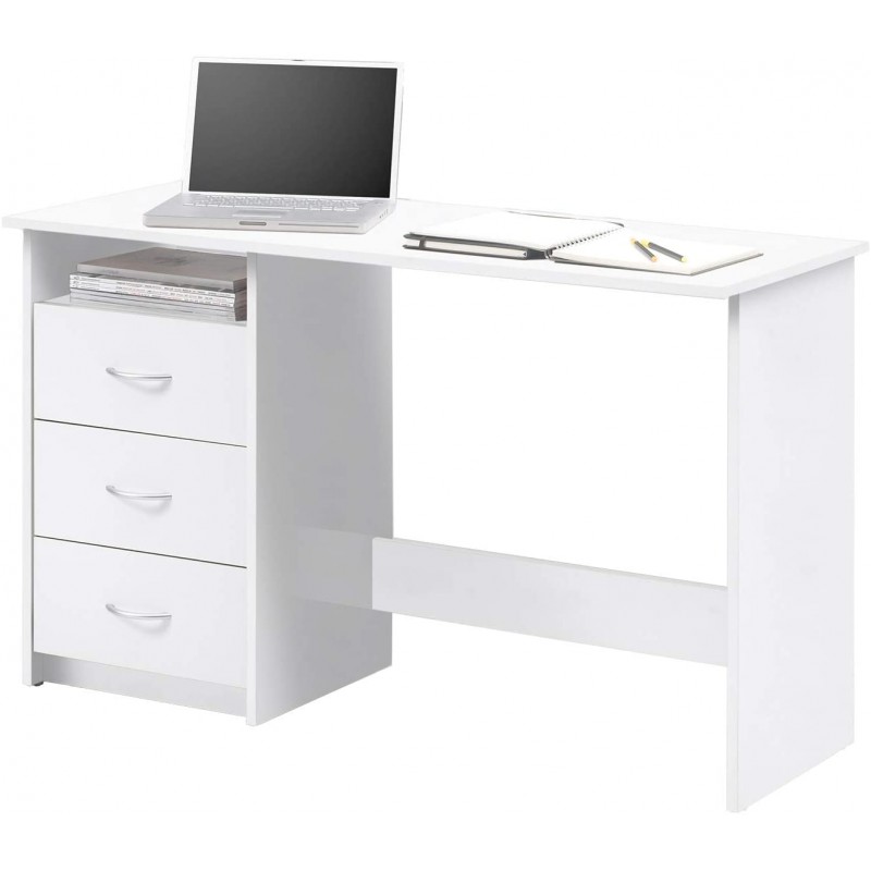 white study desk  computer table design with price for sale online in lahore pakistan