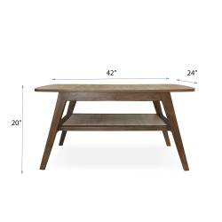 Wood center tables are available for sale in Lahore, Pakistan, at factory prices