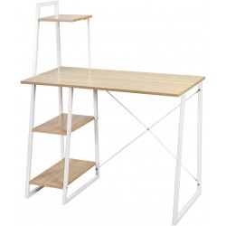 computer table with bookshelf metal frame design with price in lahore pakistan
