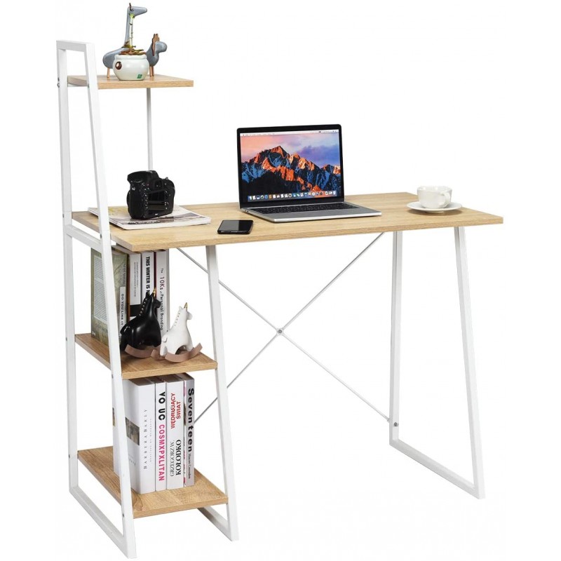 computer table with bookshelf metal frame design with price in lahore pakistan