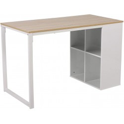computer table with storage bookshelves white color metal frame mdf top design with price  lahore pakistan