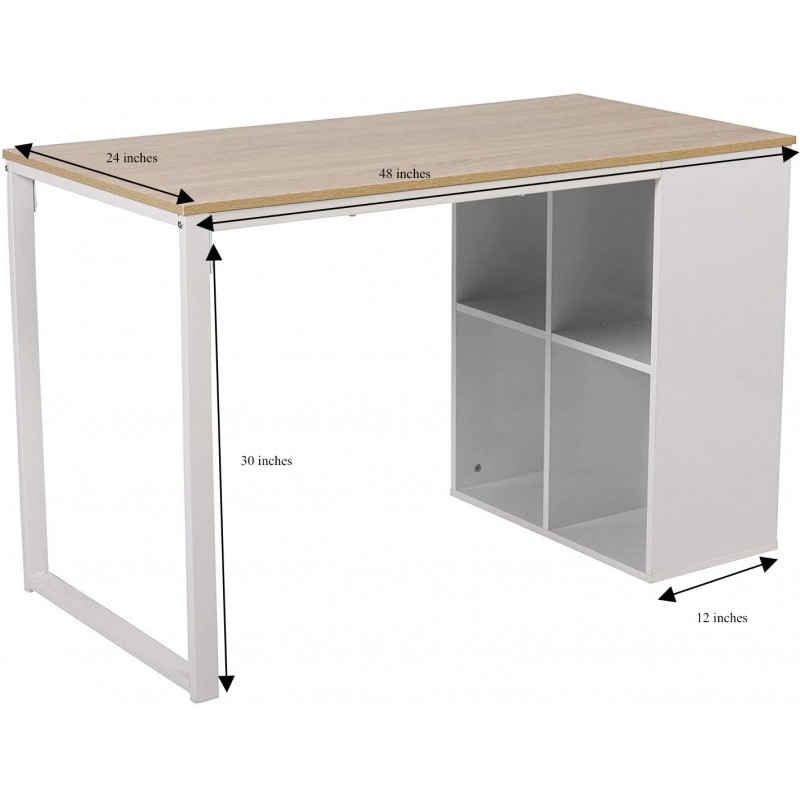 White Metal Frame Computer Table Home Design Lahore