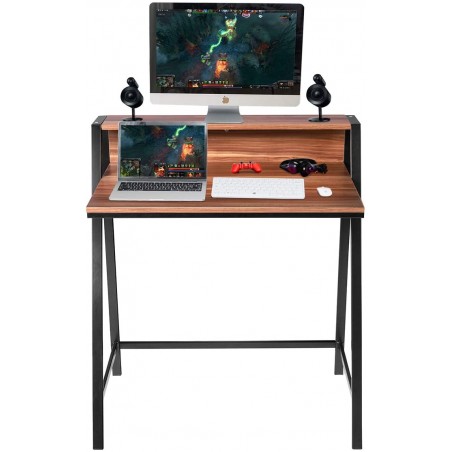 Metal Base Small Computer Table With Extra Shelf buy online Lahore-Pakistan