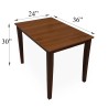 2 person dining set
 2 chair dining table for sale in lahore pure wood dark brown