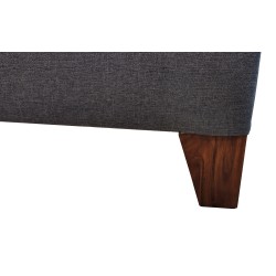 Poshish beds with side table for sale in Lahore, featuring upholstered designs with prices and original pictures.