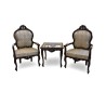 Elegant bedroom chairs with table can be used as drawing room and living room chairs in Lahore