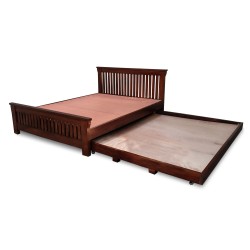 Unbeatable prices on King Size Double Beds with Trundle in Lahore! Shop now for comfort and style