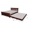 Unbeatable prices on King Size Double Beds with Trundle in Lahore! Shop now for comfort and style
