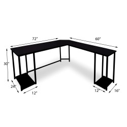 Buy the best L-Shaped Gaming Computer Table in Lahore, Pakistan – perfect for gaming, programming, and home office setups.