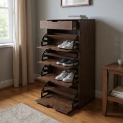 Brown Shoe Rack for Sale in Lahore – Get the Best Price for High-Quality Shoe Storage