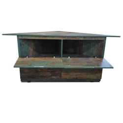 Triangle Corner tv unit rustic look support 48" LED TV for sale in Lahore Pakistan