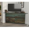 Triangle Corner tv unit rustic look support 48" LED TV for sale in Lahore Pakistan