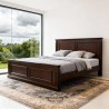 sheesham wood bed design with price for sale in Lahore king size double bed wooden best price in Pakistan
