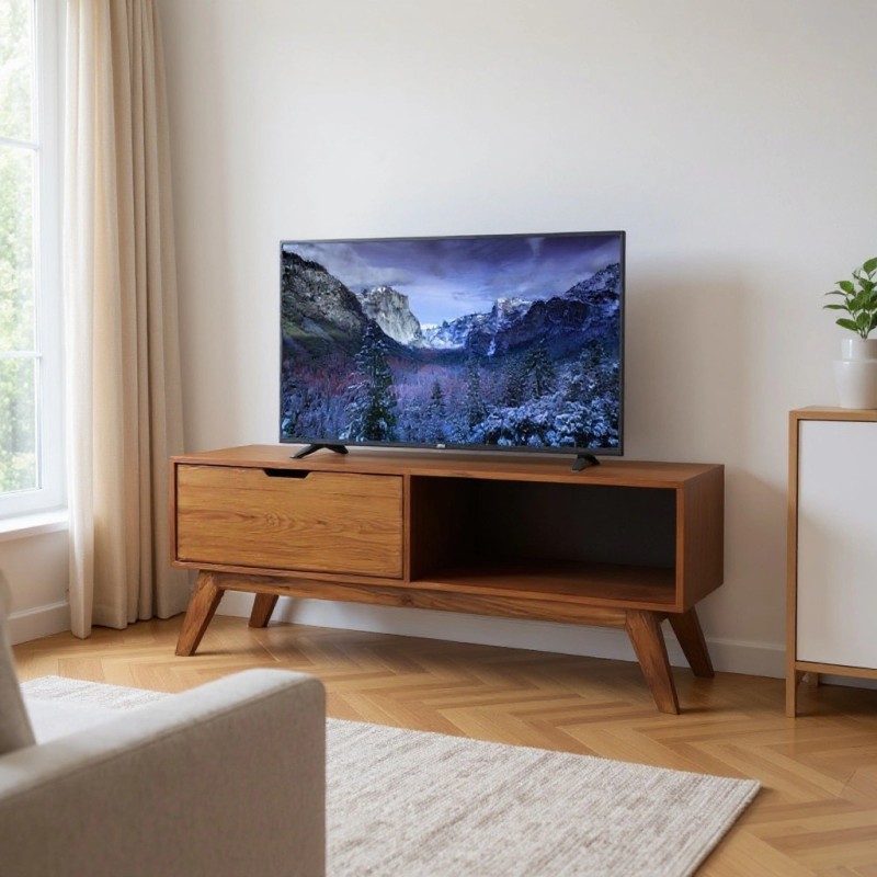 Khutse Wooden Media LED TV Console (HD-LCD-044)