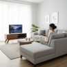 Khutse Wooden Media LED TV Console (HD-LCD-044)