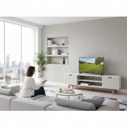 Finca Bigger LED Console Media Unit (HD-LCD-028-W)