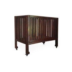 Bedside baby crib made of wood for sale in lahore Baby cot design with best price.